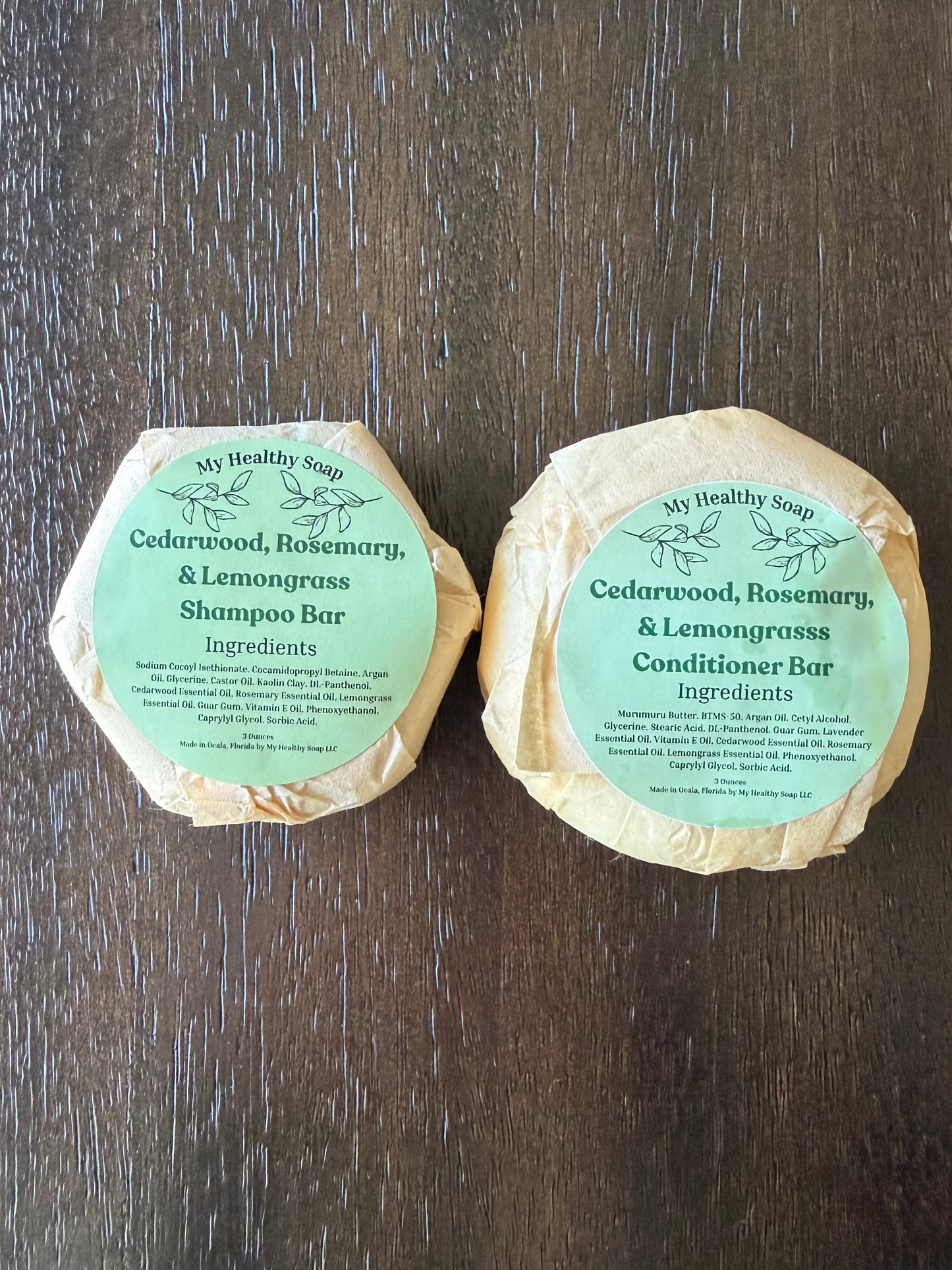 Shampoo & Conditioner Bar Set